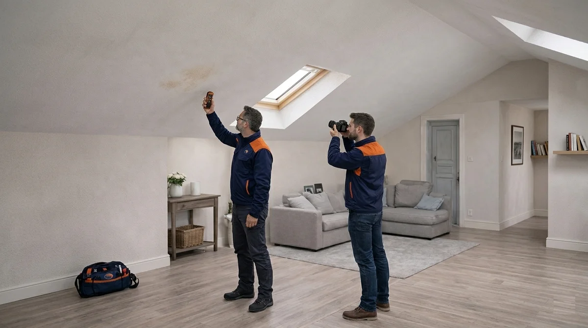 Diagnostic & Recherche de Fuite Toiture – Île-de-France